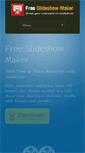 Mobile Screenshot of free-slideshow-maker.com
